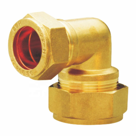 Brass fitting pipe 90 degree Coupling Elbow