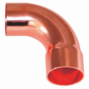 Pipe Fittings Reducing Elbow Welding Copper Fittings 90 Deg Long Radius Elbow For Air Condition