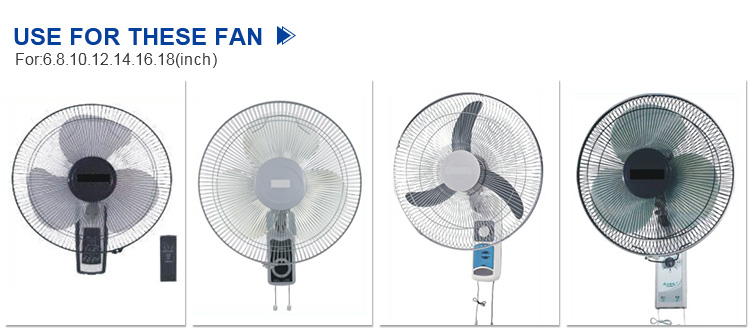 Competitive Price High Quality Electric Wall Fan Motor (2)
