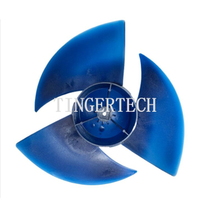 L&acirc;mina de ventilador 455 180 CCW para eixo de ar condicionado Media 12mm 3 l&acirc;minas