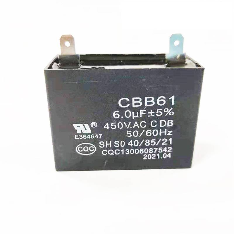 Capacitor Ac Running CBB61 Capacitor Manufacturer 6.0μF±5%