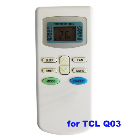 High Quality Customized for Remote TCL Q03 Air Conditioner Universal Remote Control for Hotels