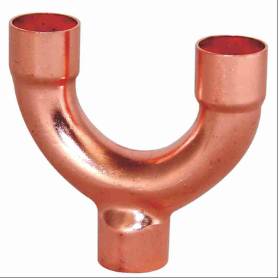 Copper Pipe Fittings 3 Way Y Shape Special Tee Hardware Fittings Connector Y Tee Copper Pipe Fitting