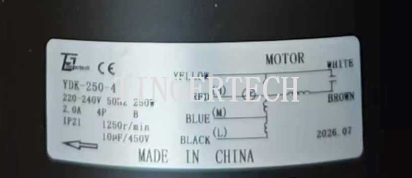 YDK-250-4 three speeds Centrifugal Fan Motors